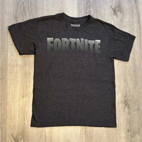 Boy’s Fortnite Grey Graphic T-shirt 10/12 - Picture 3 of 7